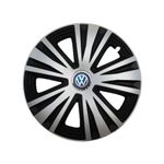 Auto si Moto - Anvelope si jante - Accesorii roti - Capace roti - Set 4 capace roti Glory Gri-Negru R14, Compatibil Cu Volkswagen - Infinity.ro