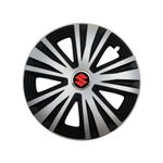 Auto si Moto - Anvelope si jante - Accesorii roti - Capace roti - Set 4 capace roti Glory Gri-Negru R15, Compatibil Cu Suzuki - Infinity.ro