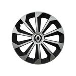 Auto si Moto - Anvelope si jante - Accesorii roti - Capace roti - Set 4 Capace Roti 16 inchi (R16) Fame Gri-Negru, Compatibile Cu Renault - Infinity.ro