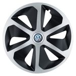 Auto si Moto - Anvelope si jante - Accesorii roti - Capace roti - Set 4 capace roti Roco Gri-Negru R17 pentru gama auto Volkswagen - Infinity.ro