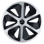 Auto si Moto - Anvelope si jante - Accesorii roti - Capace roti - Set 4 capace roti Roco Gri-Negru R17 pentru gama auto SsangYoung - Infinity.ro