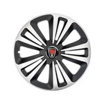 Auto si Moto - Anvelope si jante - Accesorii roti - Capace roti - Set 4 Capace Roti Terra Gri-Negru R14, Compatibil Cu Range Rover - Infinity.ro