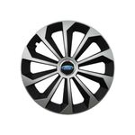 Auto si Moto - Anvelope si jante - Accesorii roti - Capace roti - Set 4 Capace Roti 16 inchi (R16) Fame Gri-Negru, Compatibile Cu Ford - Infinity.ro