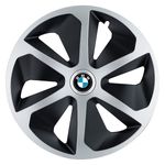 Auto si Moto - Anvelope si jante - Accesorii roti - Capace roti - Set 4 capace roti Roco Gri-Negru R17 pentru gama auto BMW - Infinity.ro