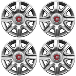 Auto si Moto - Anvelope si jante - Accesorii roti - Capace roti - Set 4 Capace Roti 15 inchi (r15) Model 332, Compatibile Cu Fiat - Infinity.ro