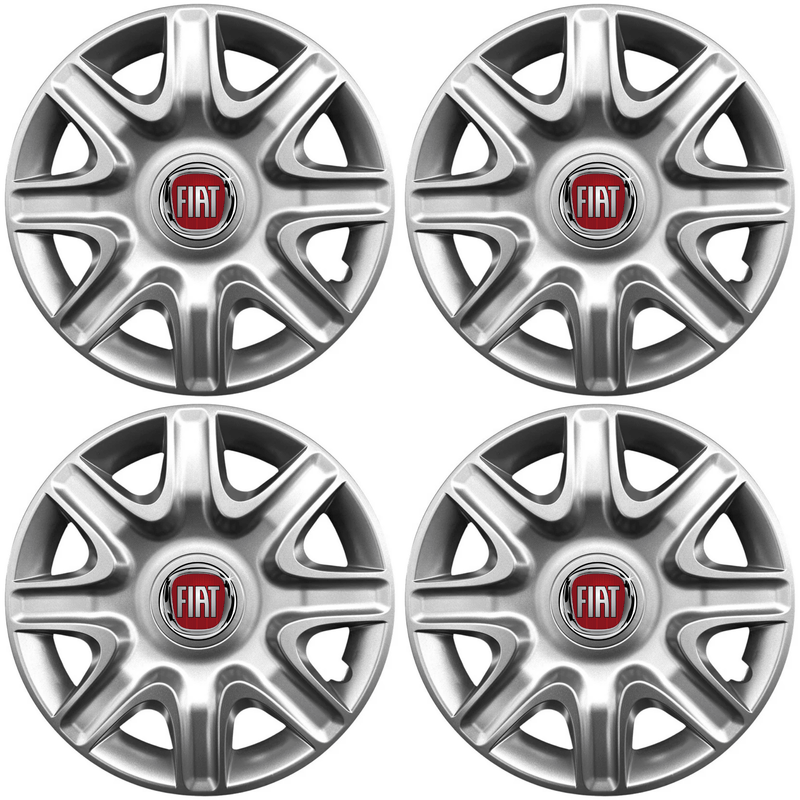 Auto si Moto - Anvelope si jante - Accesorii roti - Capace roti - Set 4 Capace Roti 15 inchi (r15) Model 332, Compatibile Cu Fiat - Infinity.ro