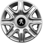 Auto si Moto - Anvelope si jante - Accesorii roti - Capace roti - Set 4 Capace Roti 15 inchi (r15) Model 332, Compatibile Cu Peugeot - Infinity.ro