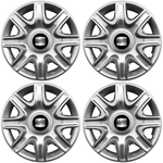 Auto si Moto - Anvelope si jante - Accesorii roti - Capace roti - Set 4 Capace Roti 15 inchi (r15) Model 332, Compatibile Cu Seat - Infinity.ro