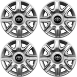 Auto si Moto - Anvelope si jante - Accesorii roti - Capace roti - Set 4 Capace Roti 15 inchi (r15) Model 332, Compatibile Cu Toyota - Infinity.ro
