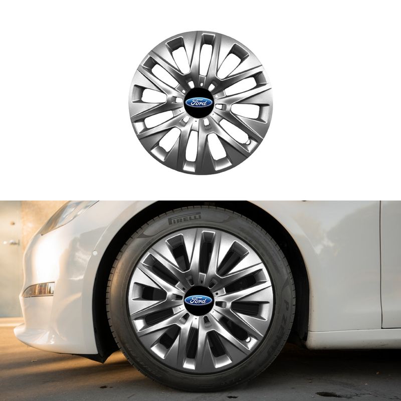 Auto si Moto - Anvelope si jante - Accesorii roti - Capace roti - Set 4 capace roti potrivite jantelor de 16 inch (R16) compatibile gama FORD model - 429 - Infinity.ro