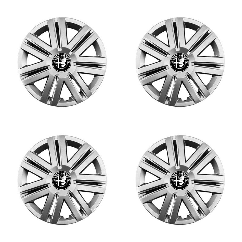 Auto si Moto - Anvelope si jante - Accesorii roti - Capace roti - Set 4 Capace Roti 14 inchi (R14) Compatibile Cu Alfa Romeo, Model - 203 - Infinity.ro