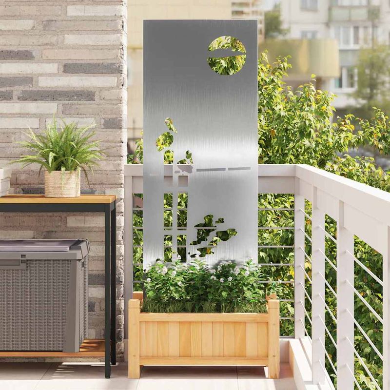 Casa si Gradina - Gradinarit si plante - Plante si ghivece - Ghivece si suporturi - Ghiveci pentru gradina Argintiu 50 x 140 cm - Infinity.ro