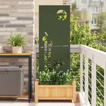 Casa si Gradina - Gradinarit si plante - Plante si ghivece - Ghivece si suporturi - Ghiveci pentru gradina Olivengrønn 50 x 140 cm - Infinity.ro