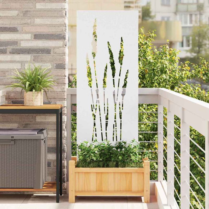 Casa si Gradina - Gradinarit si plante - Plante si ghivece - Ghivece si suporturi - Ghiveci pentru gradina Floral Alb 50 x 140 cm - Infinity.ro
