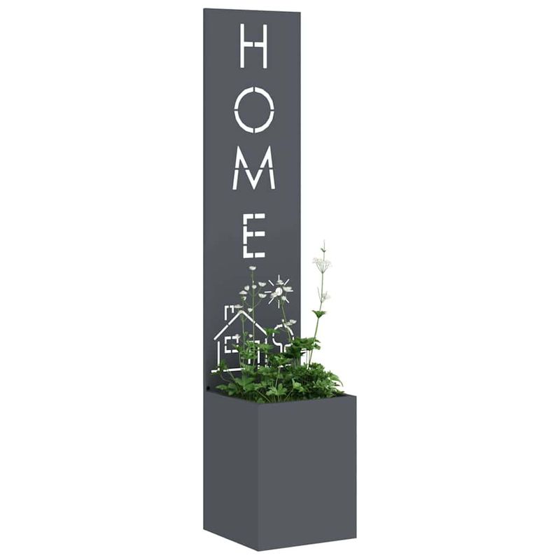 Casa si Gradina - Gradinarit si plante - Plante si ghivece - Ghivece si suporturi - Ghiveci pentru gradina Antracit 32 x 140 cm - Infinity.ro