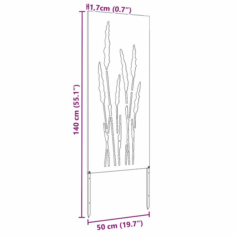 Casa si Gradina - Gradinarit si plante - Plante si ghivece - Ghivece si suporturi - Ghiveci pentru gradina Floral Alb 50 x 140 cm - Infinity.ro