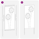Casa si Gradina - Gradinarit si plante - Plante si ghivece - Ghivece si suporturi - Ghiveci pentru gradina Traforaj Alb 50 x 140 cm - Infinity.ro