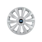Auto si Moto - Anvelope si jante - Accesorii roti - Capace roti - Set 4 capace roti 15 inchi (R15) Delta Gri, Compatibile cu Ford - Infinity.ro
