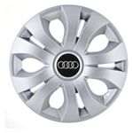 Auto si Moto - Anvelope si jante - Accesorii roti - Capace roti - Set 4 Capace Roti, potrivite jantelor de R17, Compatibil Cu Audi, model top crom - Infinity.ro