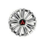 Auto si Moto - Anvelope si jante - Accesorii roti - Capace roti - Set 4 capace roti Cu Inel Cromat Royal R14 Compatibil Cu Mitsubisi - Infinity.ro