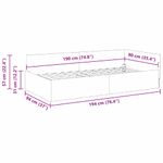 Casa si Gradina - Mobilier - Paturi si accesorii - Paturi - Cadru de pat coltar Altele cu headboard Gri deschis 90 x 190 cm - Infinity.ro