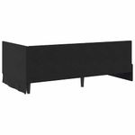 Casa si Gradina - Mobilier - Paturi si accesorii - Paturi - Cadru de pat coltar cu headboard Negru 90 x 200 cm Catifea - Infinity.ro