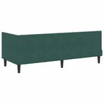 Casa si Gradina - Mobilier - Paturi si accesorii - Paturi - Cadru de pat coltar Verde inchis 80 x 200 cm Catifea - Infinity.ro