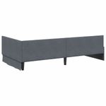 Casa si Gradina - Mobilier - Paturi si accesorii - Paturi - Cadru de pat coltar Altele cu headboard Gri inchis 90 x 200 cm - Infinity.ro