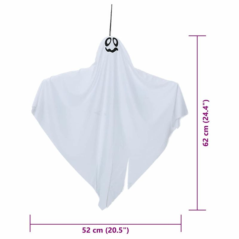 Casa si Gradina - Decoratiuni - Decoratiuni de sezon - Fantoma de Halloween Suspendata 3 pcs Alb 52 x 62 cm Poliester - Infinity.ro