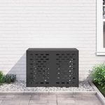 Casa si Gradina - Termice - Calorifere si accesorii - Accesorii calorifere - Husa pentru aer conditionat Negru 100 x 50 x 70 cm Otel - Infinity.ro