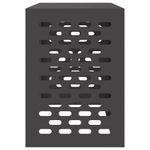 Casa si Gradina - Termice - Calorifere si accesorii - Accesorii calorifere - Husa pentru aer conditionat Negru 100 x 50 x 70 cm Otel - Infinity.ro