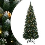 Casa si Gradina - Decoratiuni - Decoratiuni de sezon - Brad de Craciun artificial cu 300 LED-uri, 240 cm - Infinity.ro