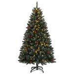Casa si Gradina - Decoratiuni - Decoratiuni de sezon - Brad de Craciun artificial cu 300 LED-uri, 180 cm - Infinity.ro