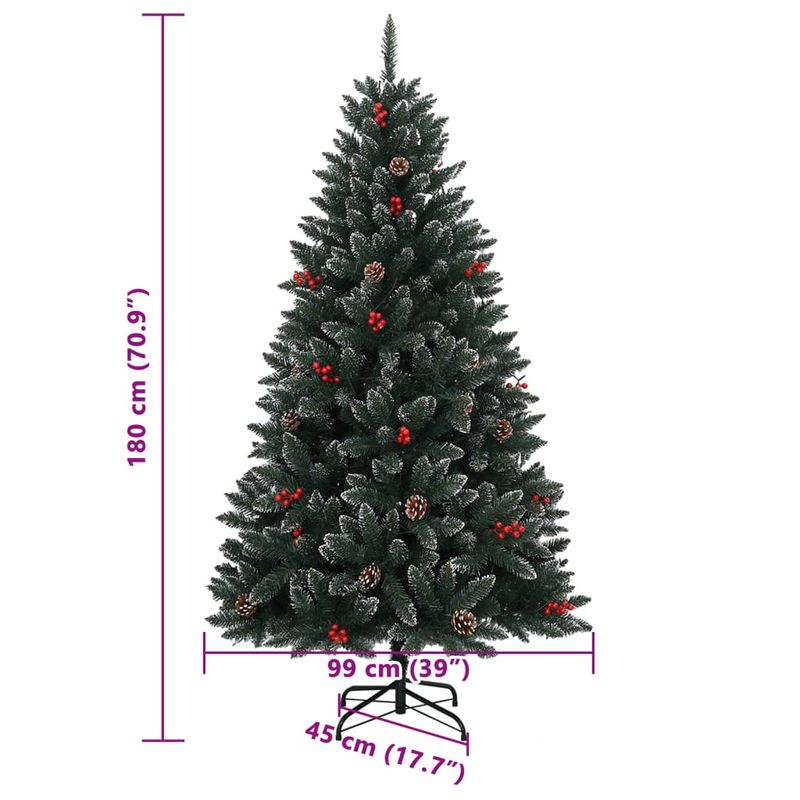 Casa si Gradina - Decoratiuni - Decoratiuni de sezon - Brad de Craciun artificial cu 300 LED-uri, 180 cm - Infinity.ro