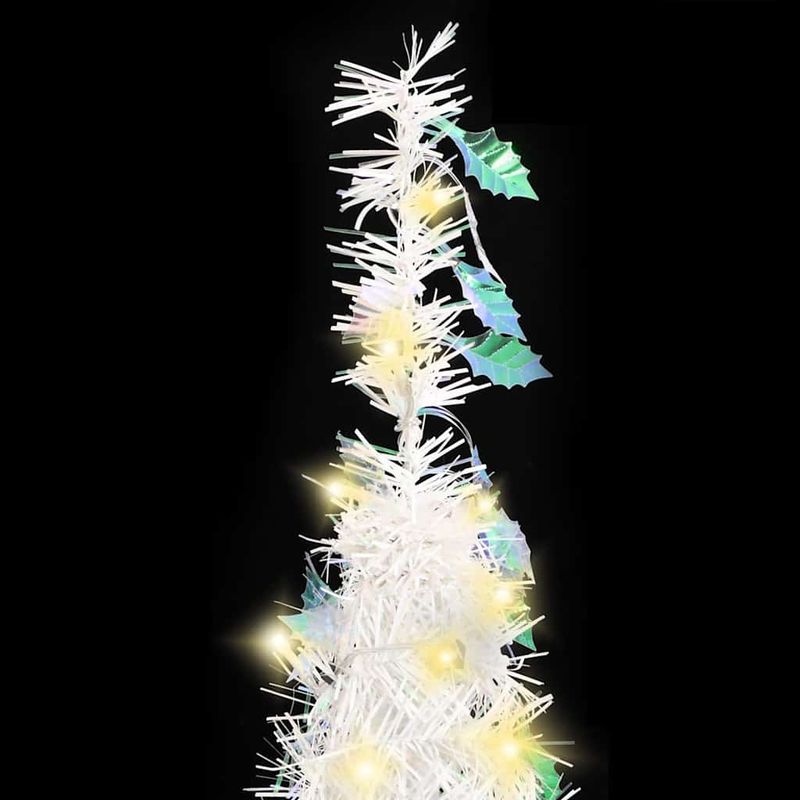 Casa si Gradina - Decoratiuni - Decoratiuni de sezon - Brad de Craciun artificial pop-up 100 LED-uri alb 150 cm - Infinity.ro