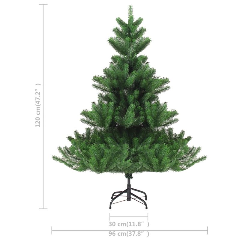 Casa si Gradina - Decoratiuni - Decoratiuni de sezon - Brad de Craciun artificial Nordmann, verde, 120 cm - Infinity.ro