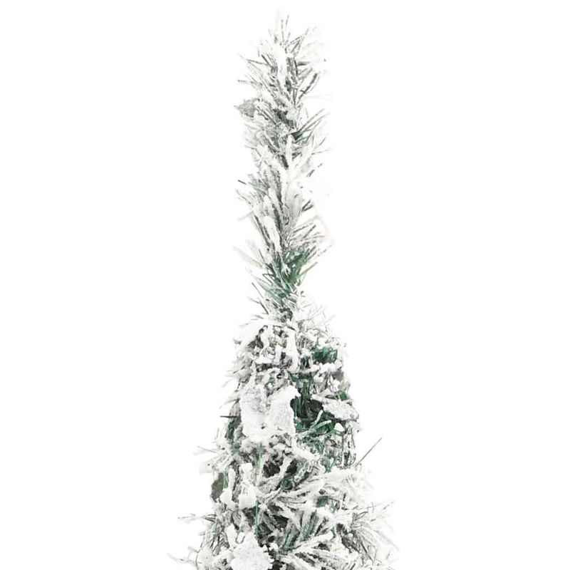 Casa si Gradina - Decoratiuni - Decoratiuni de sezon - Brad de Craciun artificial pop-up cu zapada, 50 LED-uri, 120 cm - Infinity.ro