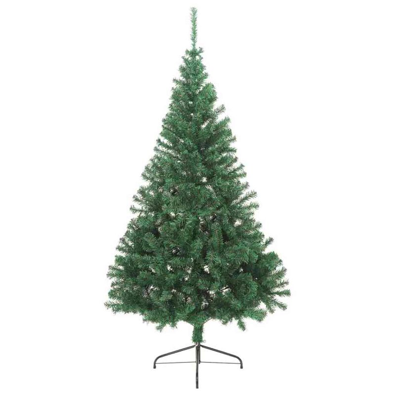 Casa si Gradina - Decoratiuni - Decoratiuni de sezon - Brad de Craciun artificial pre-iluminat Verde 240 cm PVC - Infinity.ro