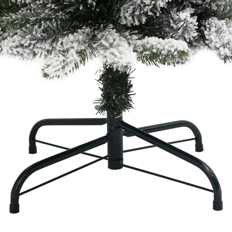 Casa si Gradina - Decoratiuni - Decoratiuni de sezon - Brad de Craciun artificial slim cu zapada pufoasa 120 cm PVC&PE - Infinity.ro