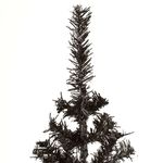 Casa si Gradina - Decoratiuni - Decoratiuni de sezon - Brad de Craciun artificial subtire, negru, 150 cm - Infinity.ro