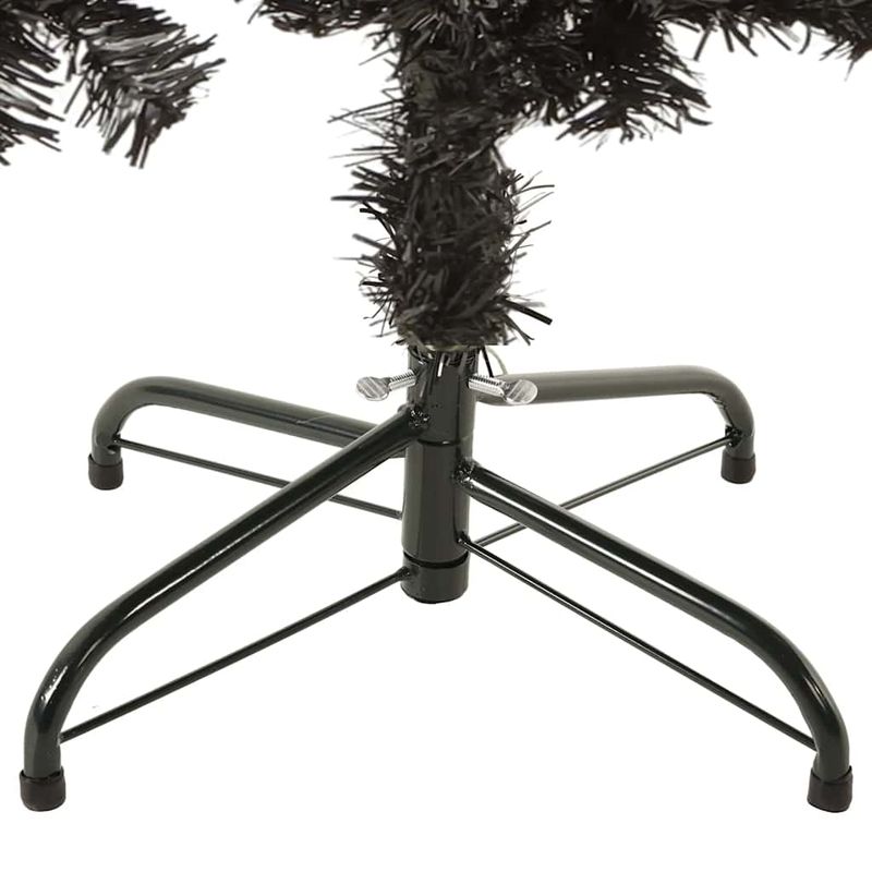 Casa si Gradina - Decoratiuni - Decoratiuni de sezon - Brad de Craciun artificial subtire, negru, 150 cm - Infinity.ro