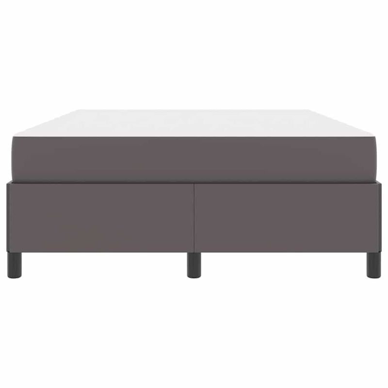 Casa si Gradina - Mobilier - Paturi si accesorii - Paturi - Cadru de pat cu saltea Gri 160 x 200 cm Piele artificiala - Infinity.ro