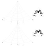 Casa si Gradina - Decoratiuni - Decoratiuni de sezon - Decoratiune de Halloween cu paianjeni si panze 2 pcs - Infinity.ro