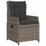Casa si Gradina - Gradina si terasa - Mobilier exterior - Scaune si sezlonguri gradina - Set de masa pentru gradina 5 pcs Gri poliratan - Infinity.ro
