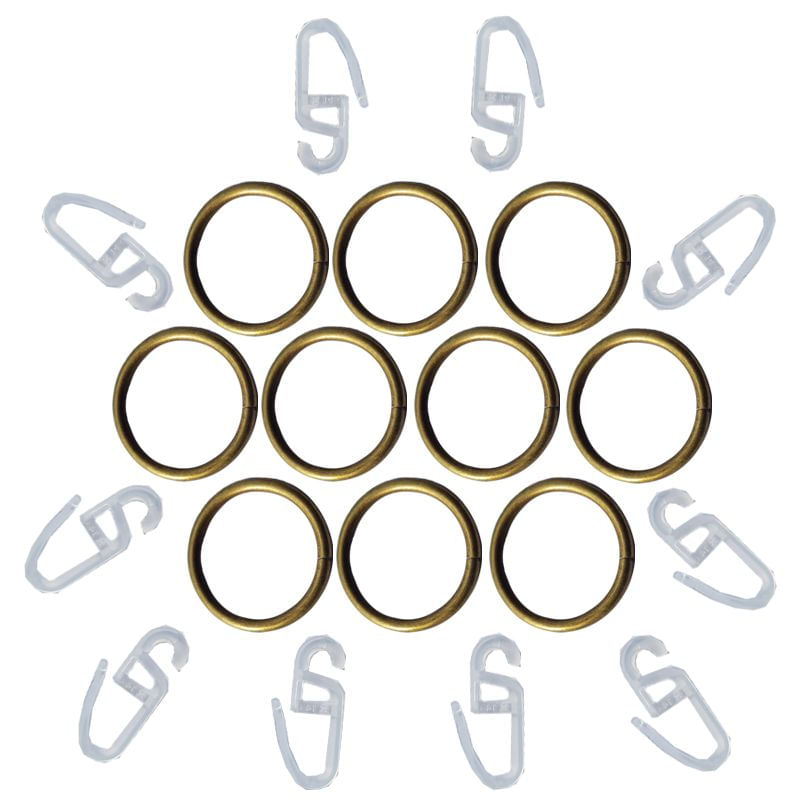 Casa si Gradina - Textile si covoare - Perdele si draperii - Accesorii perdele si draperii - Galerie metalica Kalisto, Dubla, 19mm x 150 cm, Antique Brass, Set Complect, Calitate Superioara - Infinity.ro