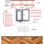 Casa si Gradina - Textile si covoare - Perdele si draperii - Accesorii perdele si draperii - Galerie metalica Kalisto, Dubla, 19mm x 150 cm, Antique Brass, Set Complect, Calitate Superioara - Infinity.ro