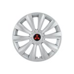 Auto si Moto - Anvelope si jante - Accesorii roti - Capace roti - Set 4 capace roti 15 inchi (R15) Delta Gri, Compatibile cu Mitsubishi - Infinity.ro