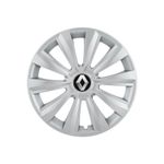 Auto si Moto - Anvelope si jante - Accesorii roti - Capace roti - Set 4 capace roti 15 inchi (R15) Delta Gri, Compatibile cu Renault - Infinity.ro