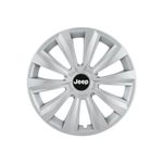 Auto si Moto - Anvelope si jante - Accesorii roti - Capace roti - Set 4 capace roti 15 inchi (R15) Delta Gri, Compatibile cu Jeep - Infinity.ro