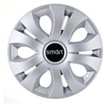 Auto si Moto - Anvelope si jante - Accesorii roti - Capace roti - Set 4 Capace Roti, potrivite jantelor de R17, Compatibil Cu Smart, model top crom - Infinity.ro